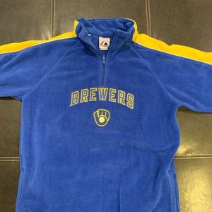 Men’s Vintage Majestic Milwaukee Brewers Fleece